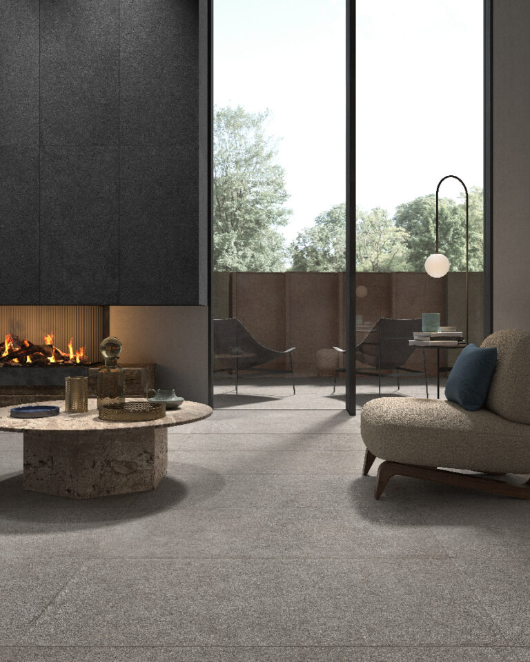 gresie si faianta de calitate | KONKRETE_GRIGIO_Living | Gresie Premium | Importator gresie faianta parchet de calitate din Italia