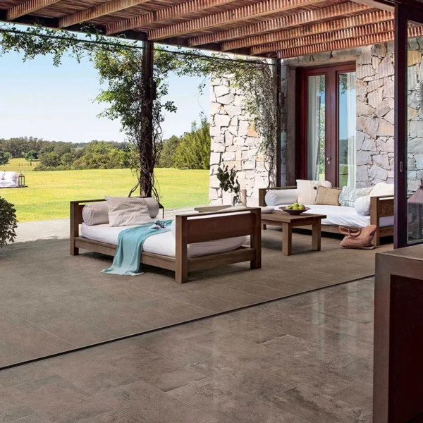 Gresie porțelanată Castlestone de la Ceramiche Piemme, aspect piatră — ambient din colecție