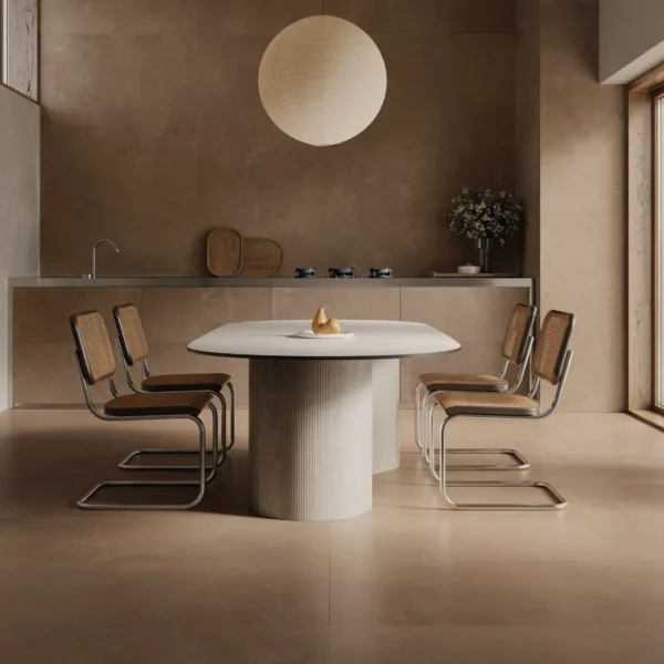 Gresie aspect ciment Concrete Art Cerdomus — ambient din catalogul colecției