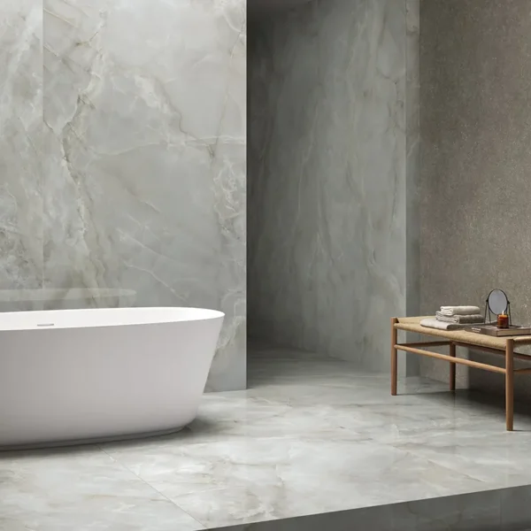 Gresie porțelanată Majestic Onyx de la Ceramiche Piemme, aspect marmură — ambient din colecție
