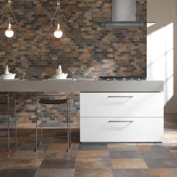 Gresie Natural Slate Unicom Starker, ambient 2