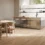 Gresie aspect lemn Othello Cerdomus Clay 20x165 și 20x120 — living amplu