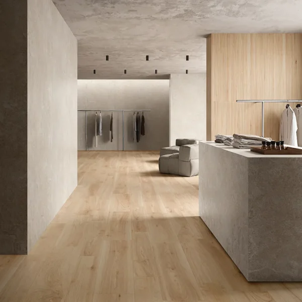 Gresie porțelanată Solonoce de la Ceramiche Piemme, aspect lemn — ambient din colecție