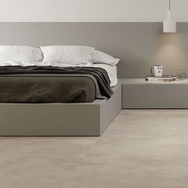 Gresie porțelanată Suprema de la Ceramiche Piemme, aspect ciment — ambient din colecție